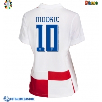Fotballdrakt Dame Kroatia Luka Modric #10 Hjemmedrakt EM 2024 Kortermet